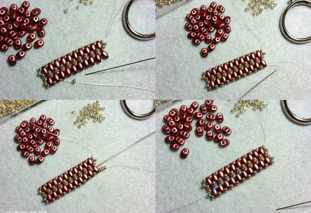 Красивый браслет из шнурка