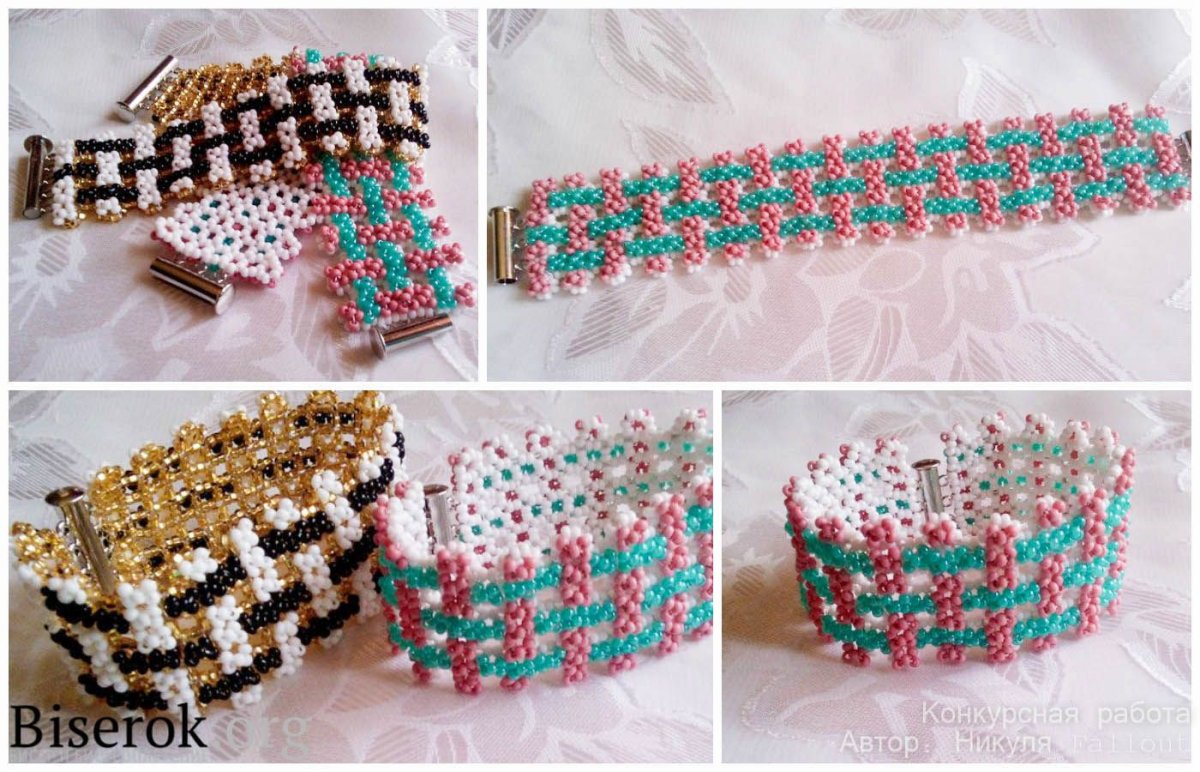 Бисероплетение браслеты