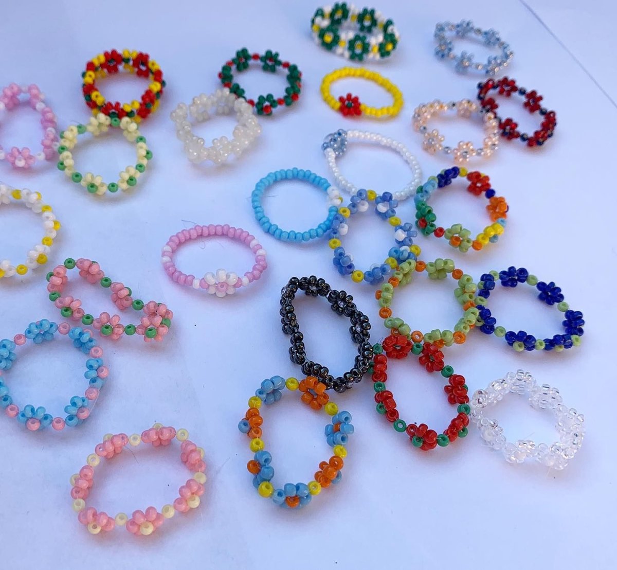 Плетение бисером с двумя отверстиями