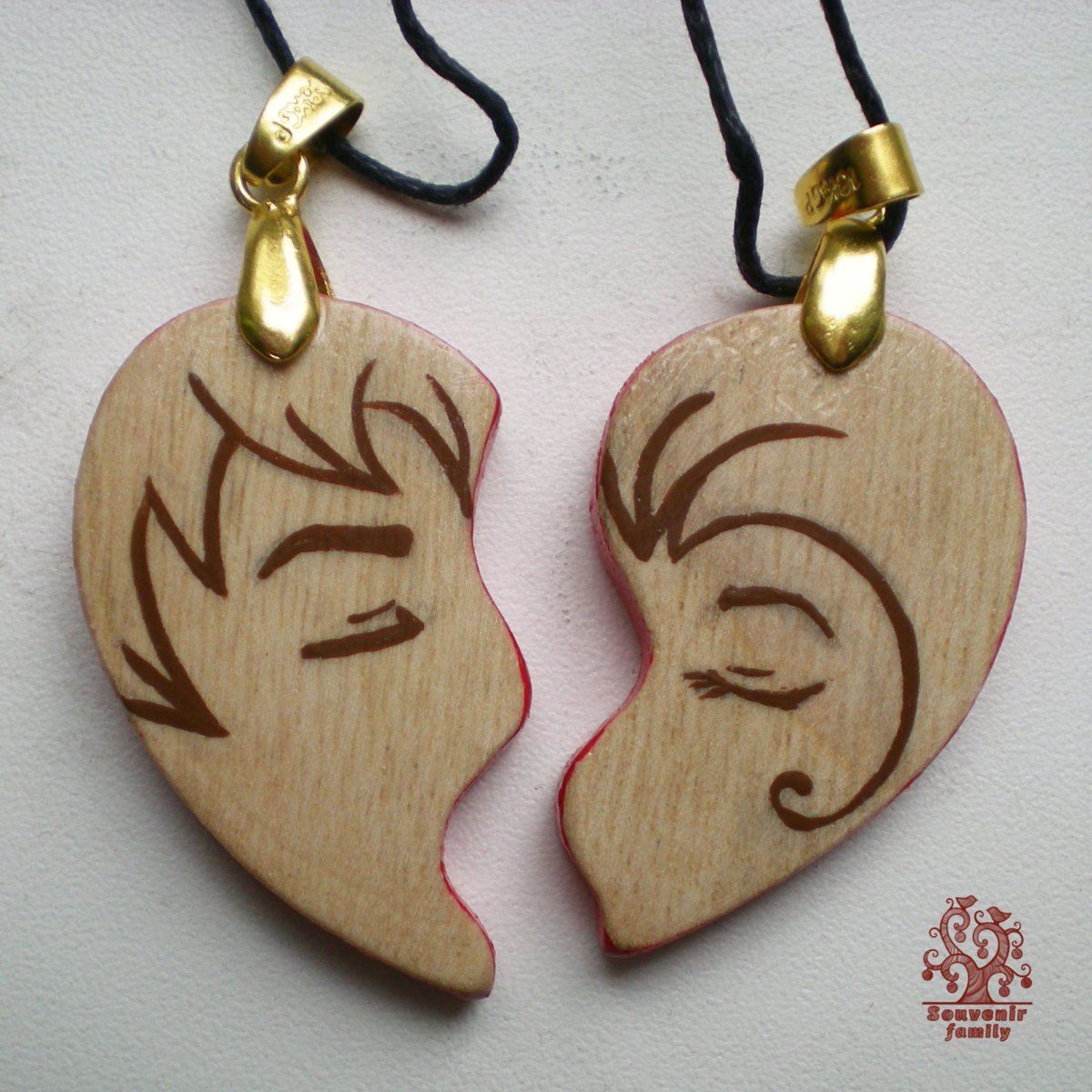 Парные подвески для друзей