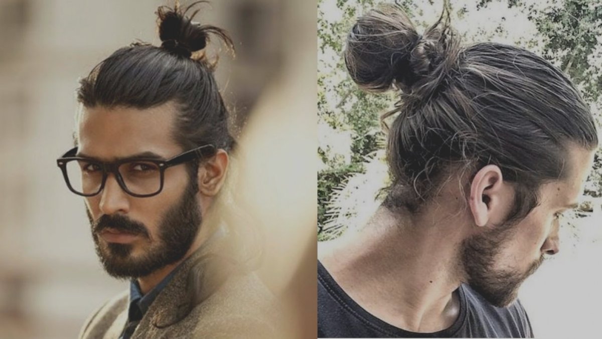 Прическа man bun Top Knot