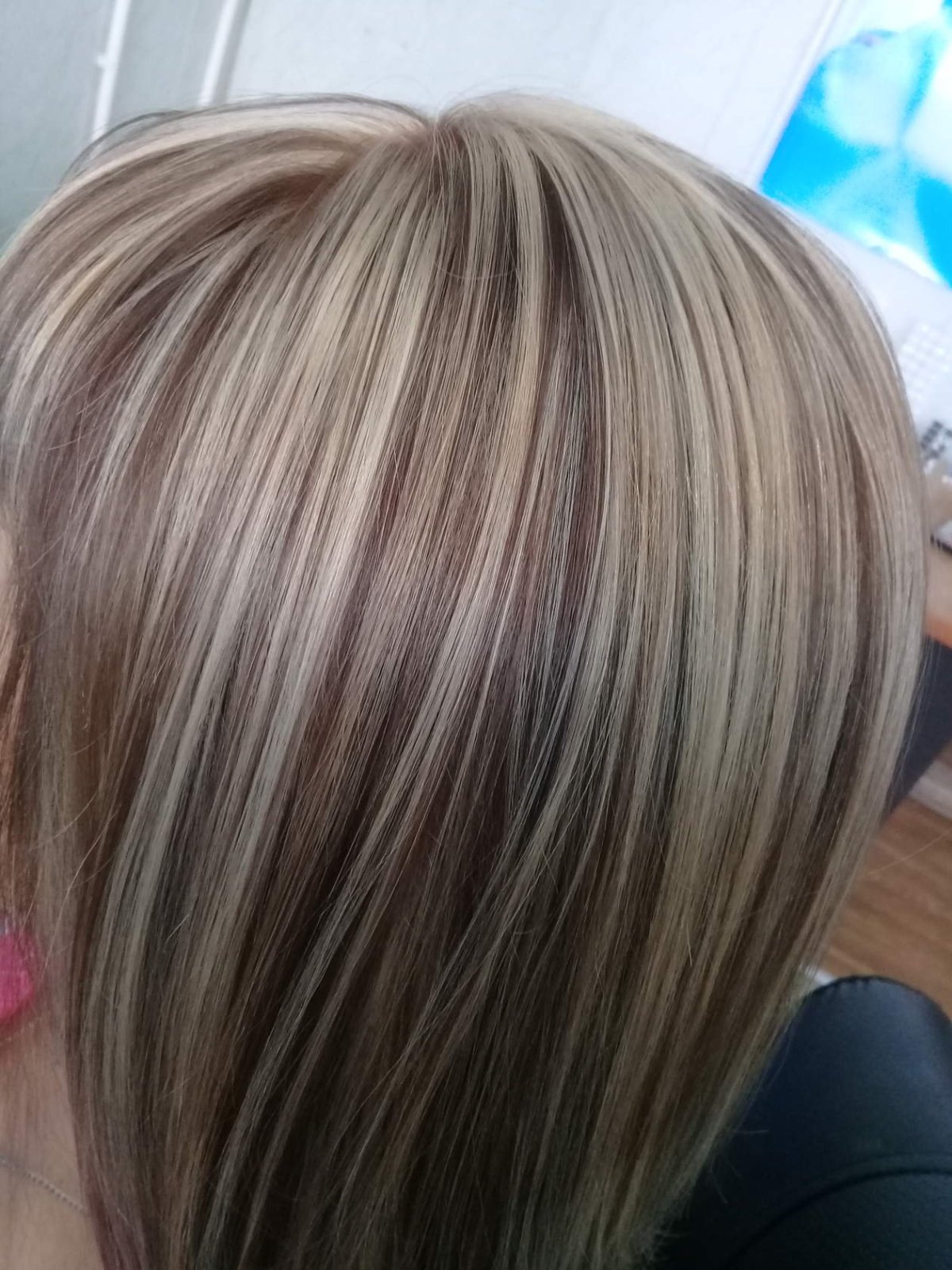 Мелирование волос с тонированием