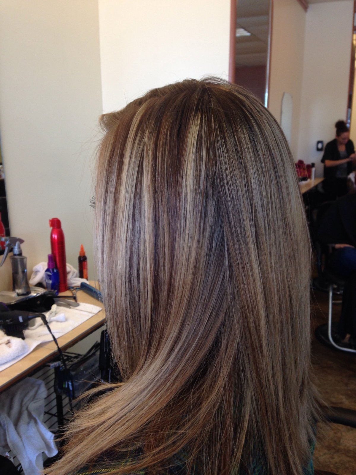 Мелирование волос с тонированием