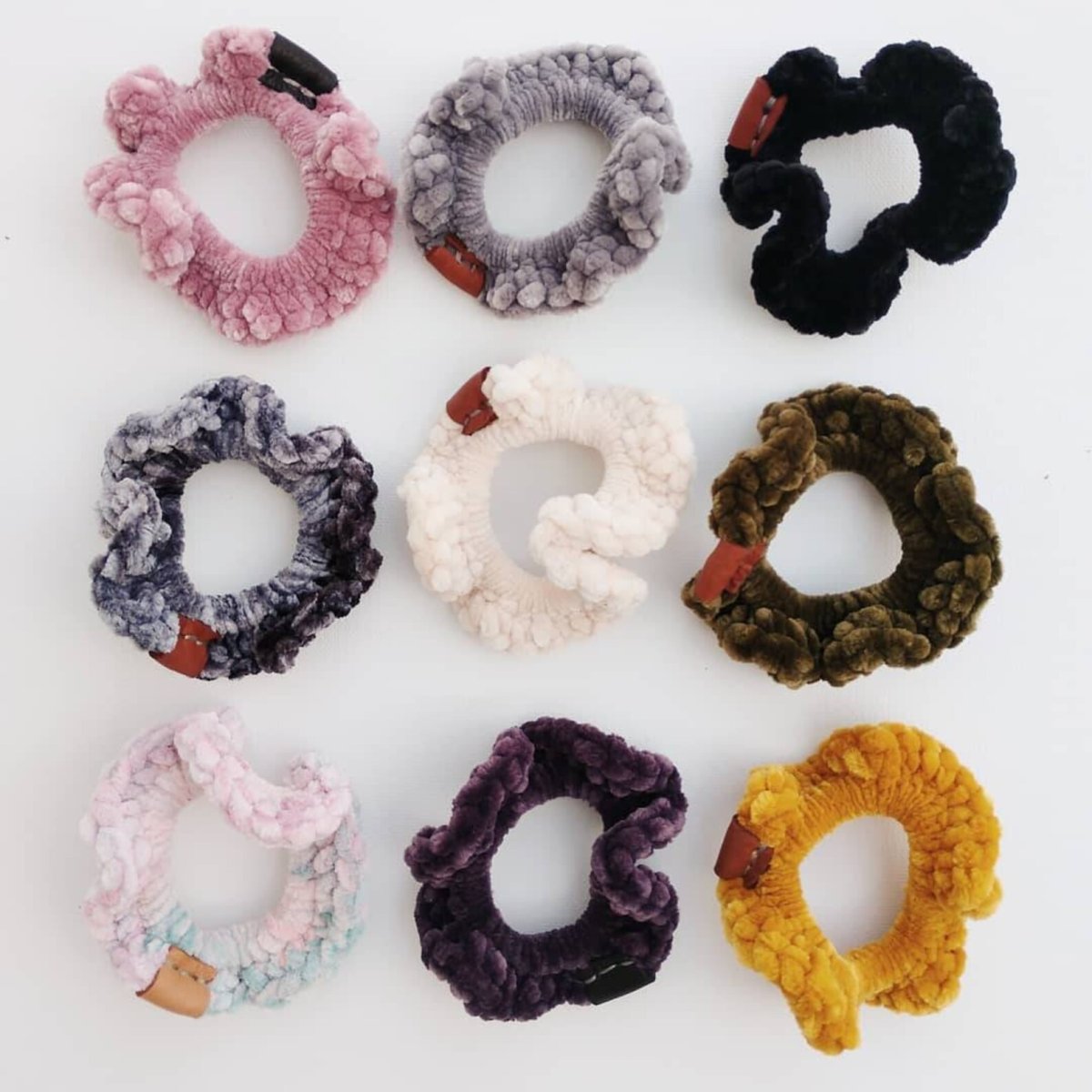 Вязаные резинки для волос крючком схемы