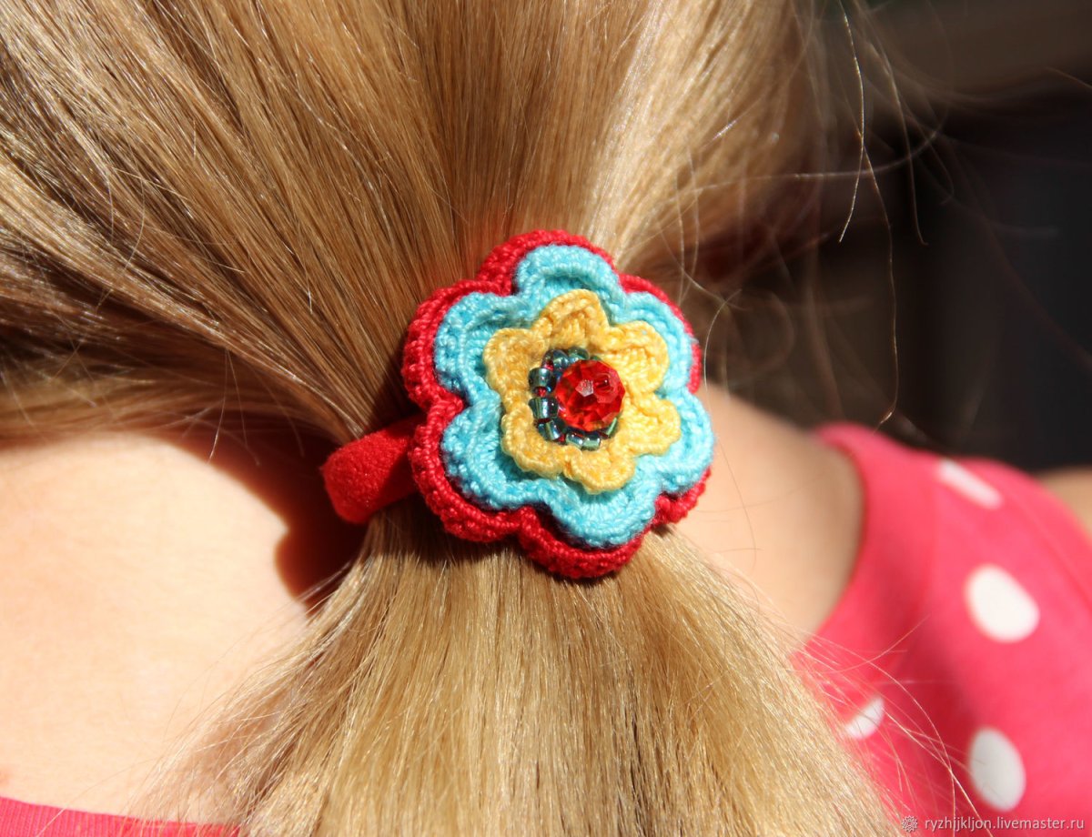 Заколки крючком