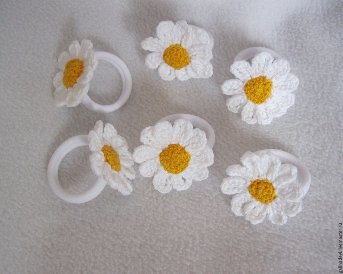 Резинки для волос своими руками из пряжи