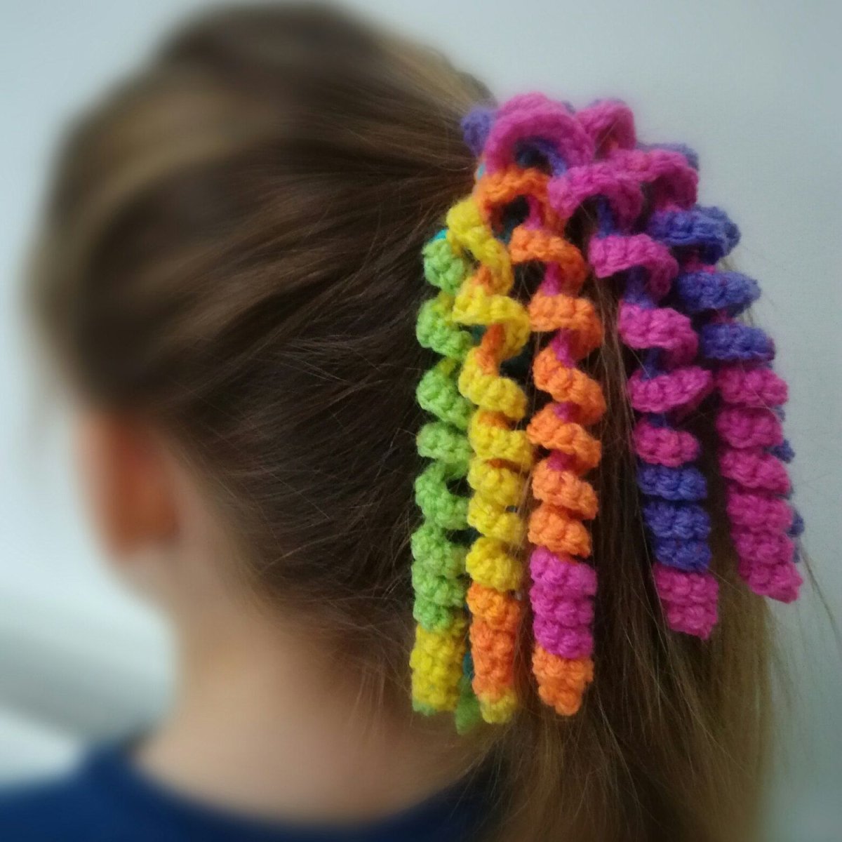 Схема вязания крючком резинки для волос