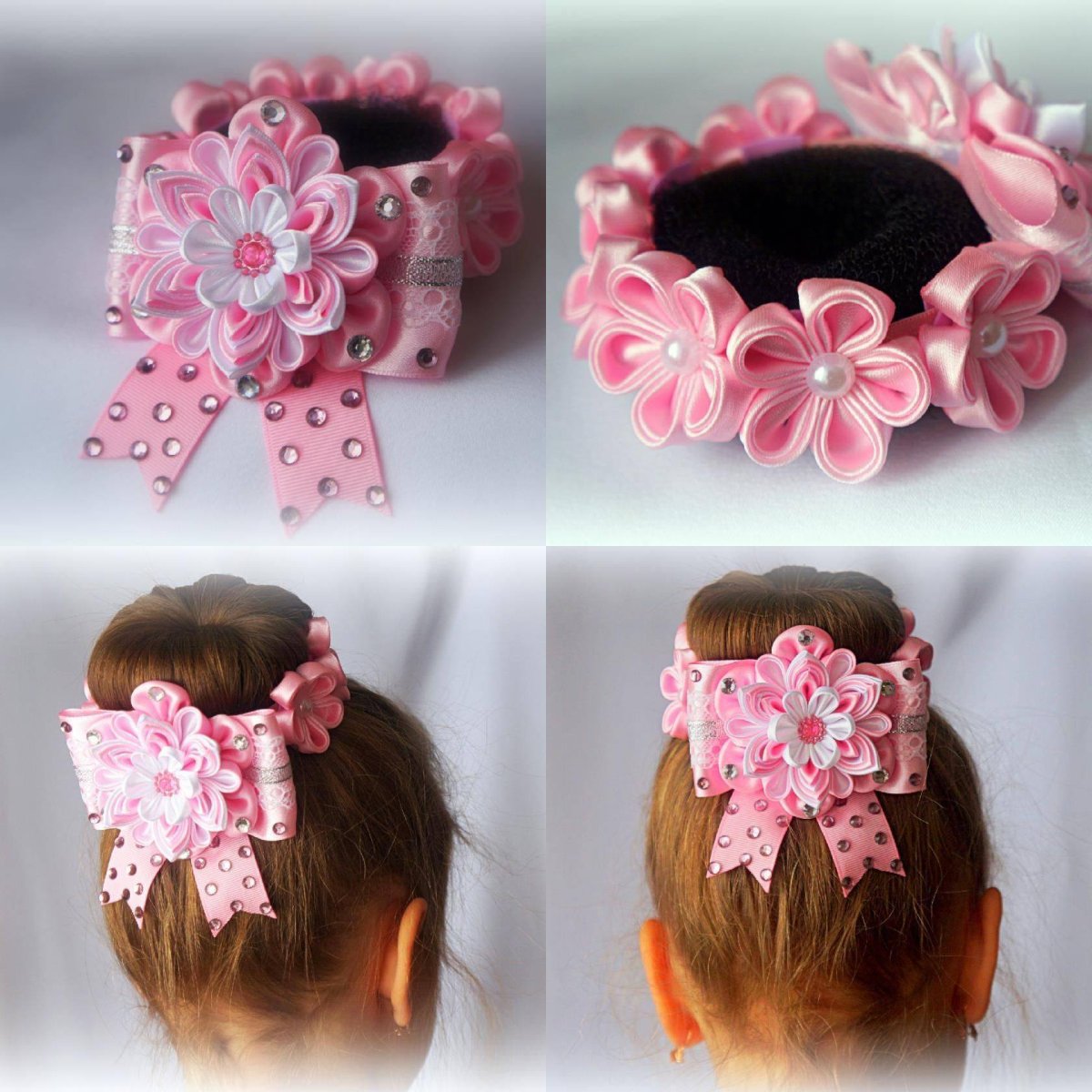 Украшение на гульку для волос