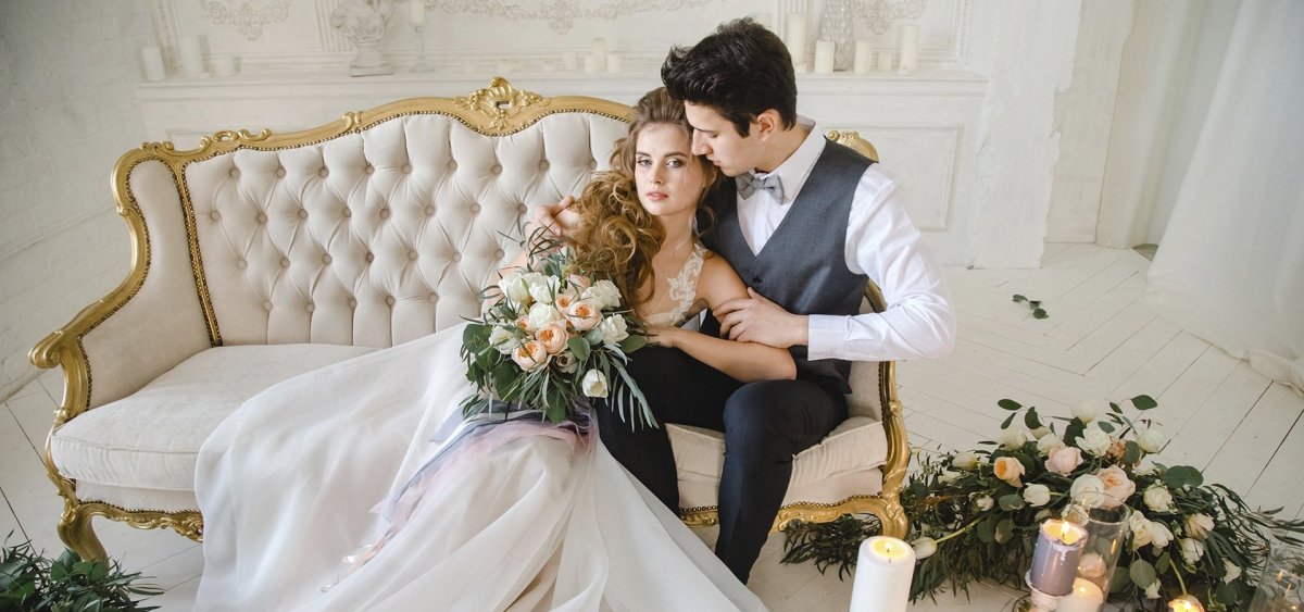 Красивые Свадебные фотосессии в студии