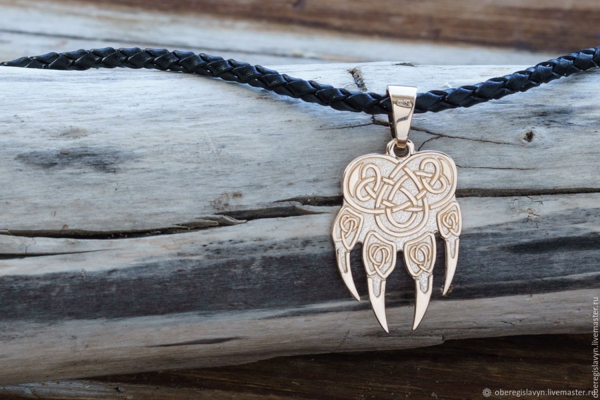 Печать Велеса золотой оберег