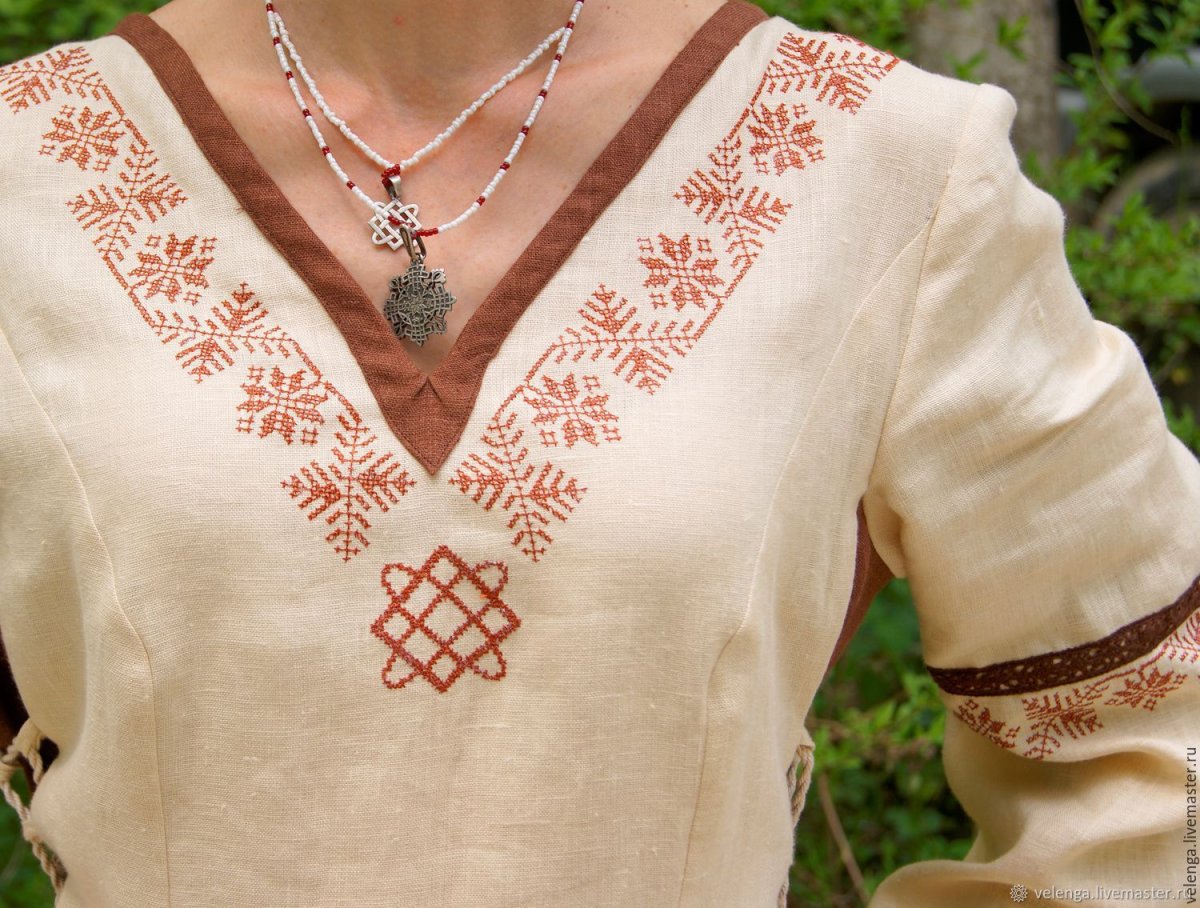 Славянская вышивка на одежде
