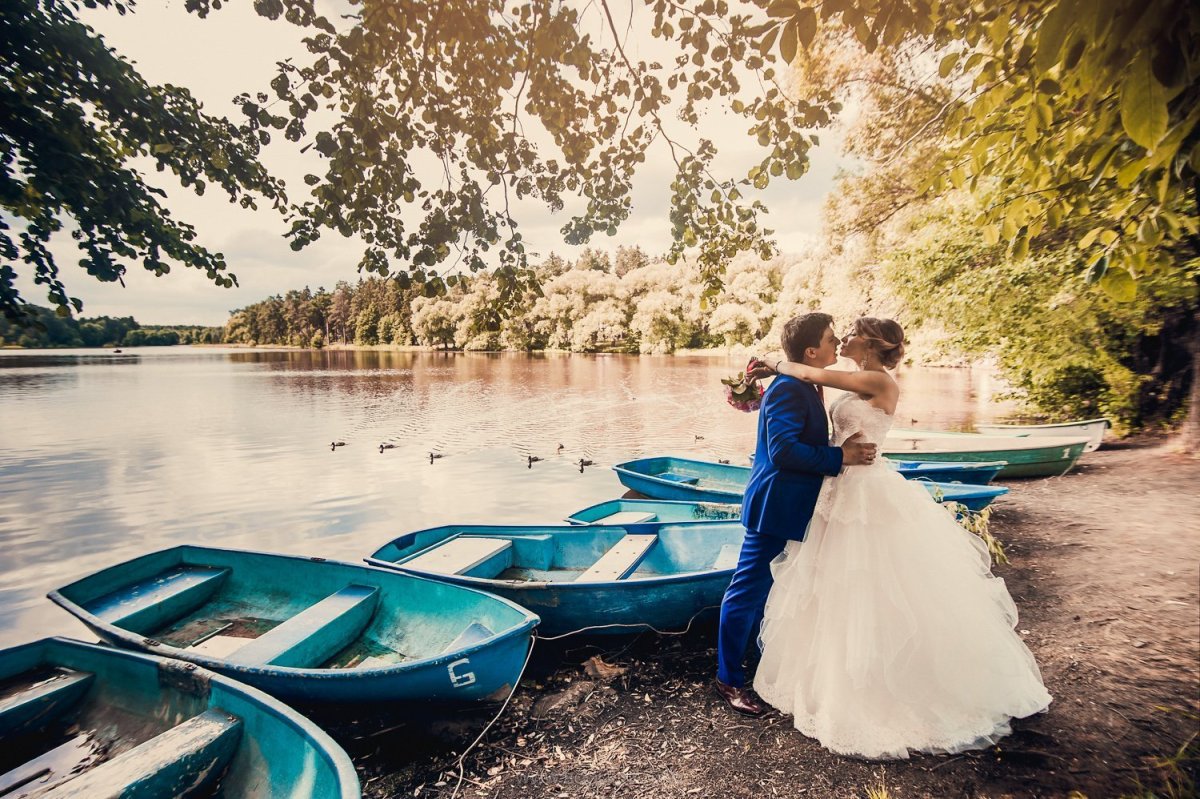 Свадебная фотосессия на озере Рица