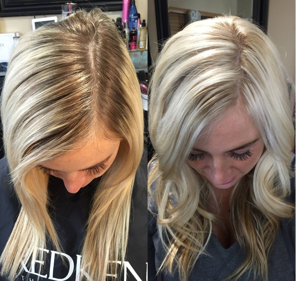 Мелирование пепел