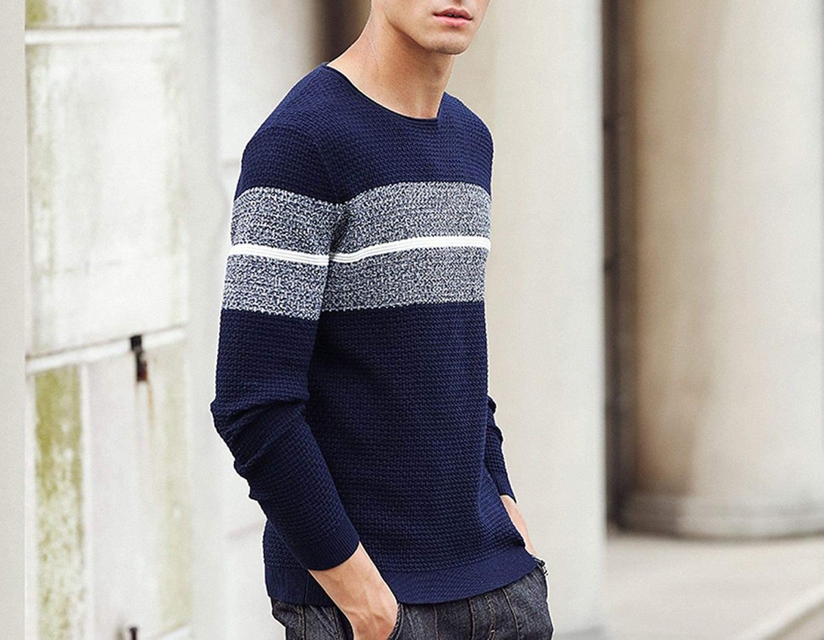 Стильный мужской свитер