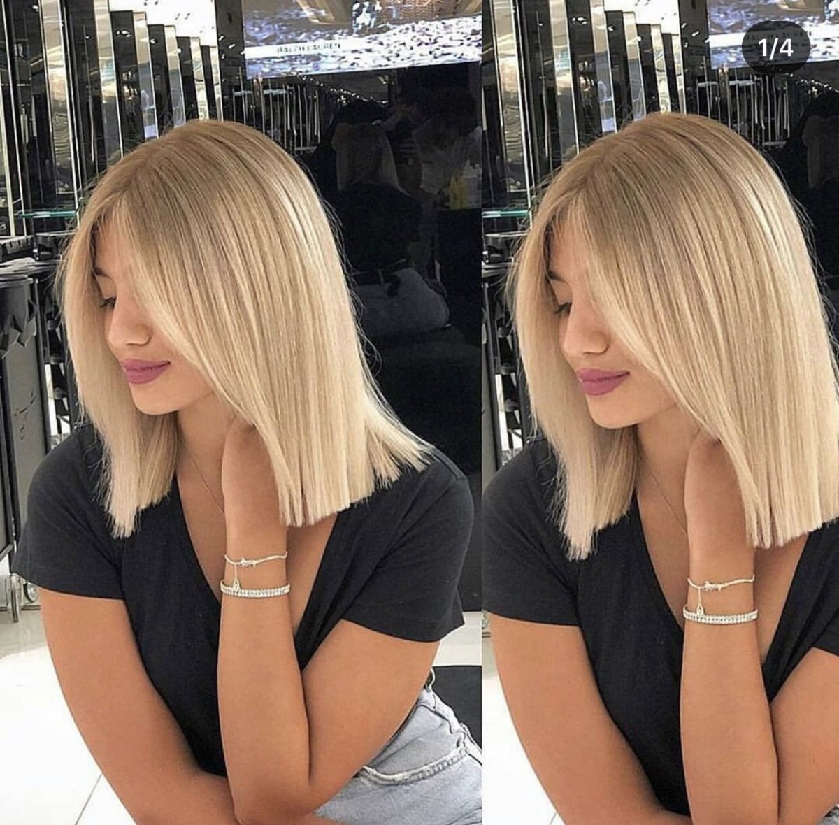 Шатуш на светло русые волосы каре