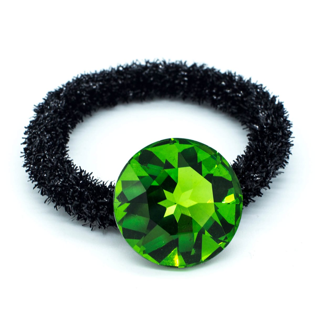 Резинка для волос зеленая