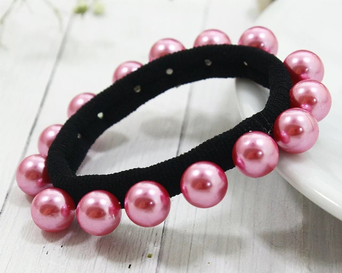 Резинка с бусинами