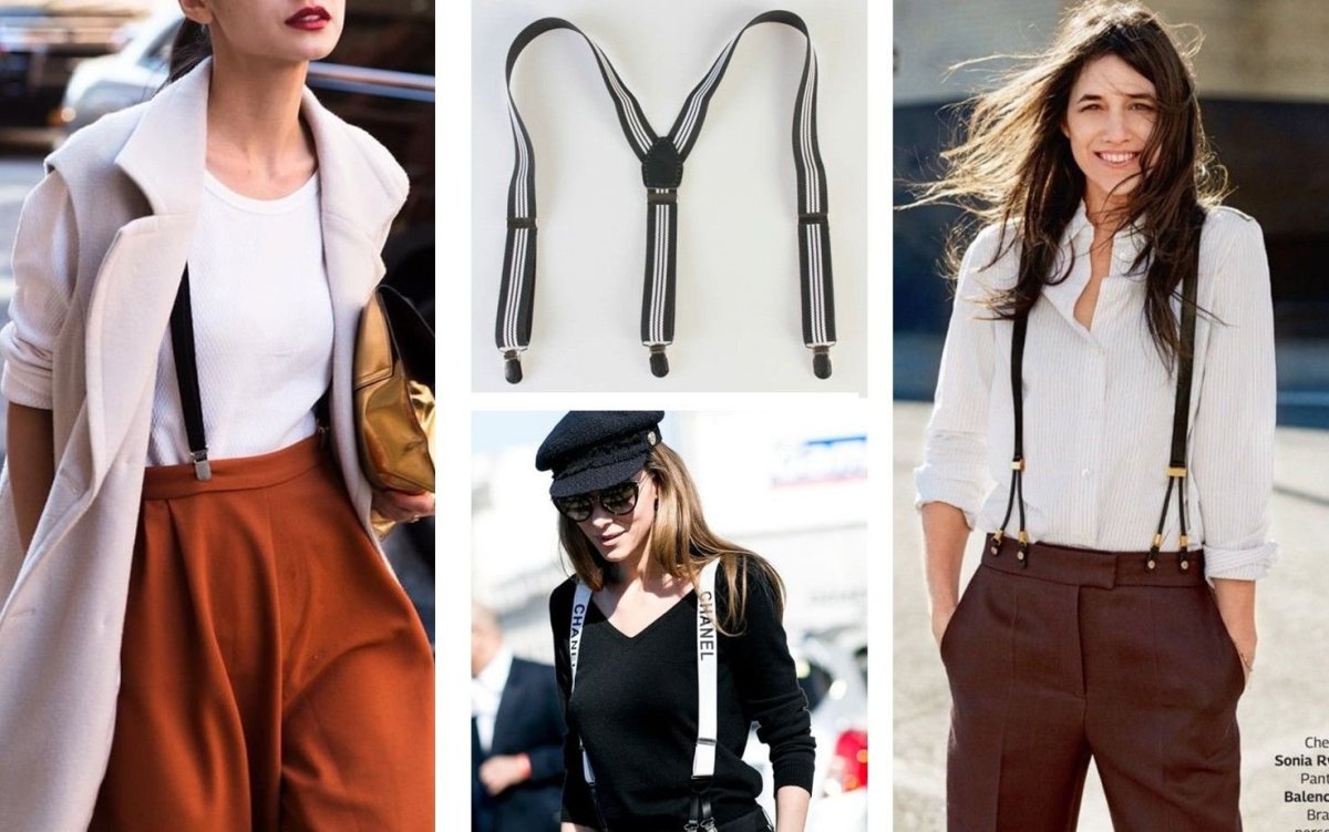 Девушка в черном костюме и шляпе