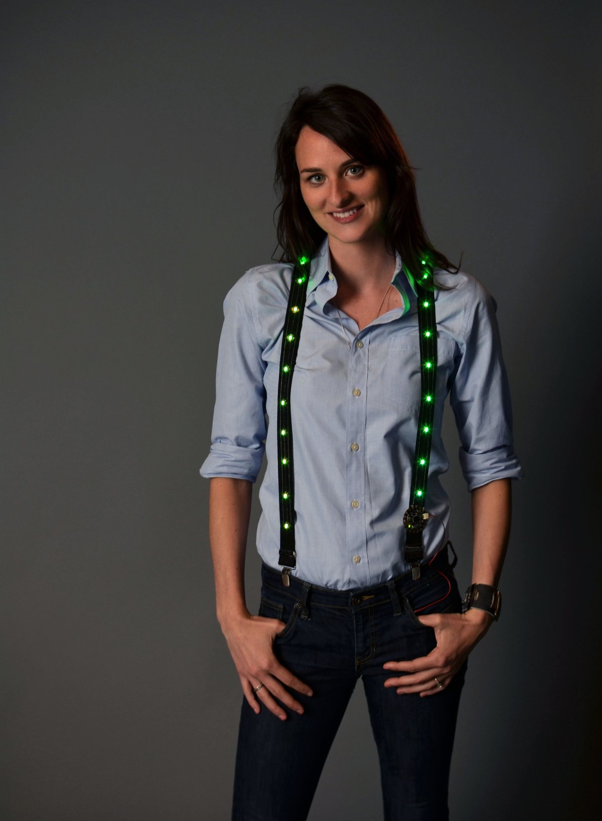 Штаны с подтяжками женские