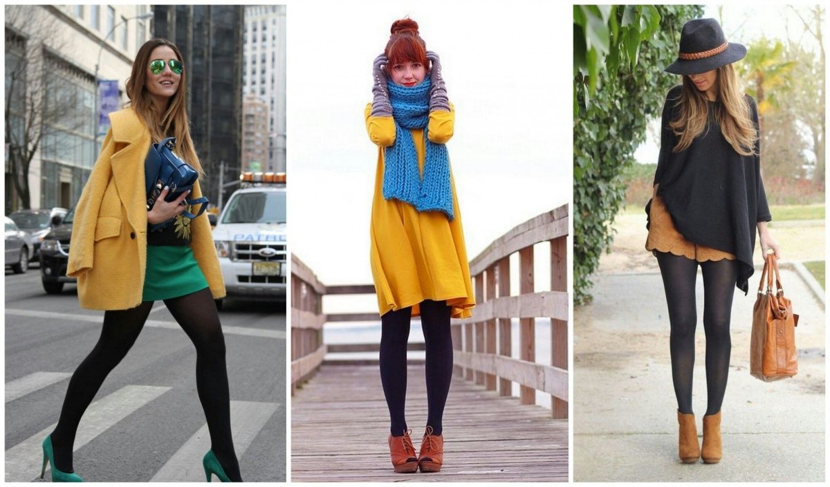 Знаменитости в цветных колготках