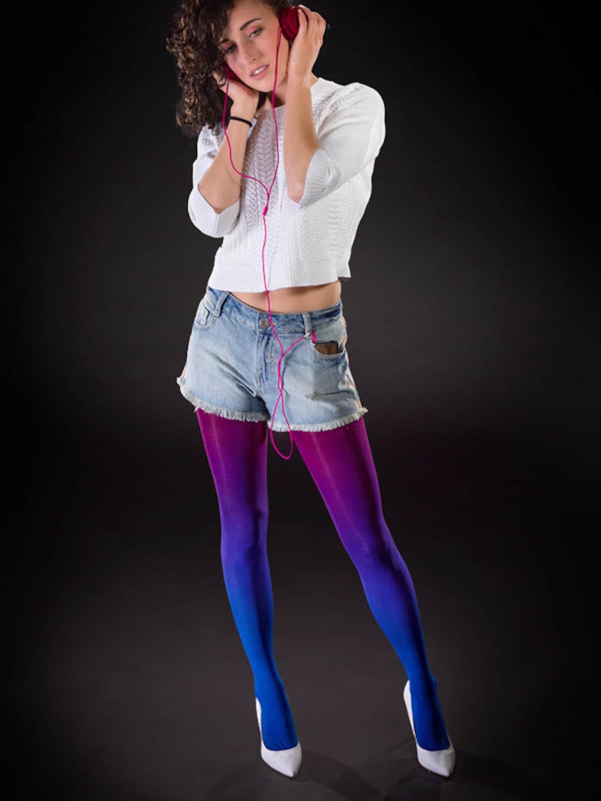 Цветные колготки