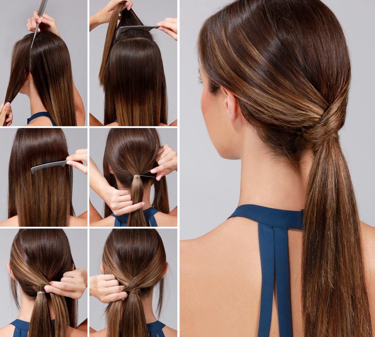 Быстрые прически на длинные волосы