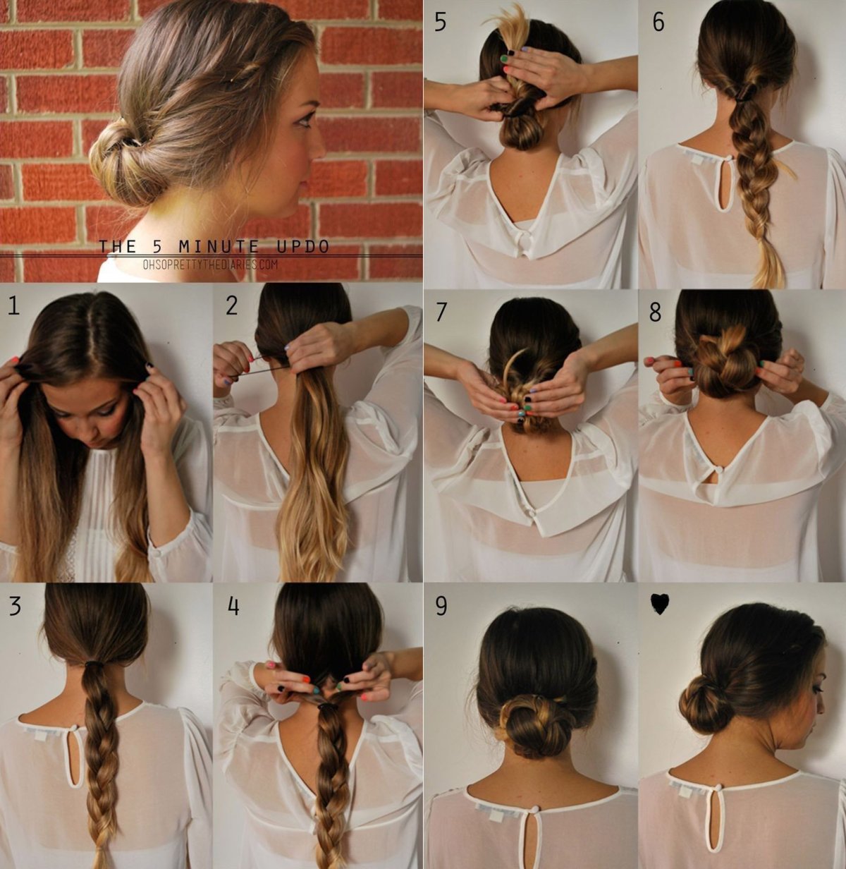 Прически ежедневные на средние волосы