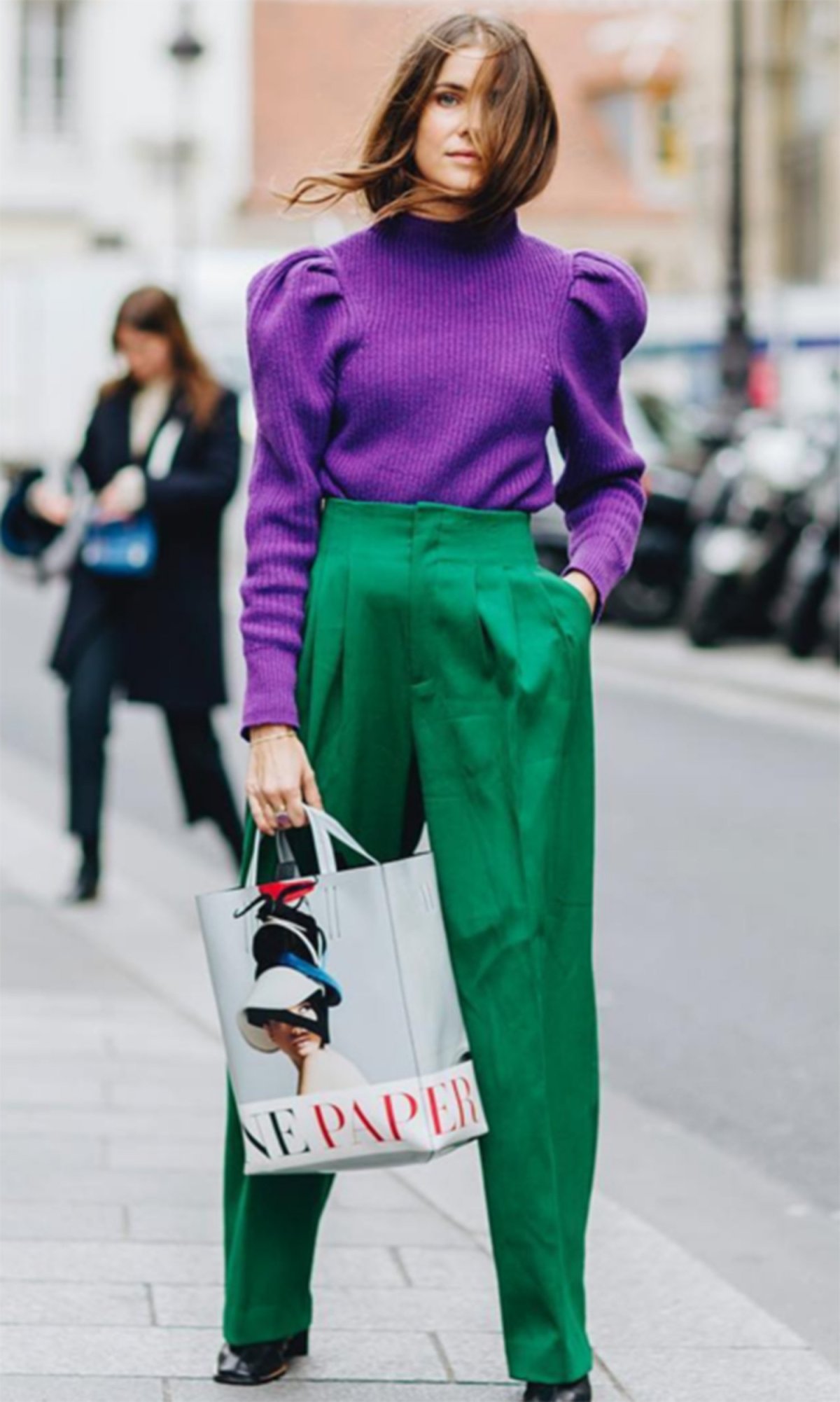 Цветные колготки стрит стайл