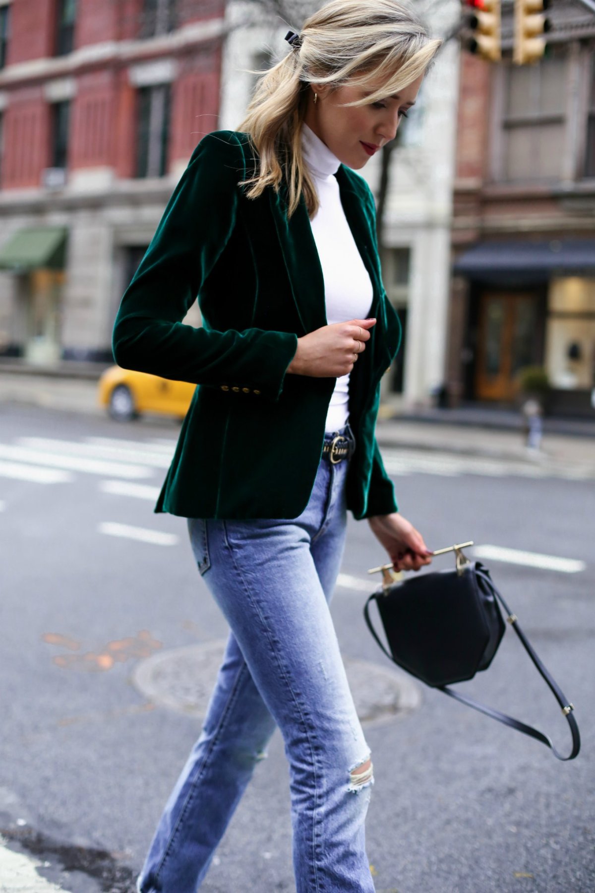 Вельветовый пиджак стрит стайл