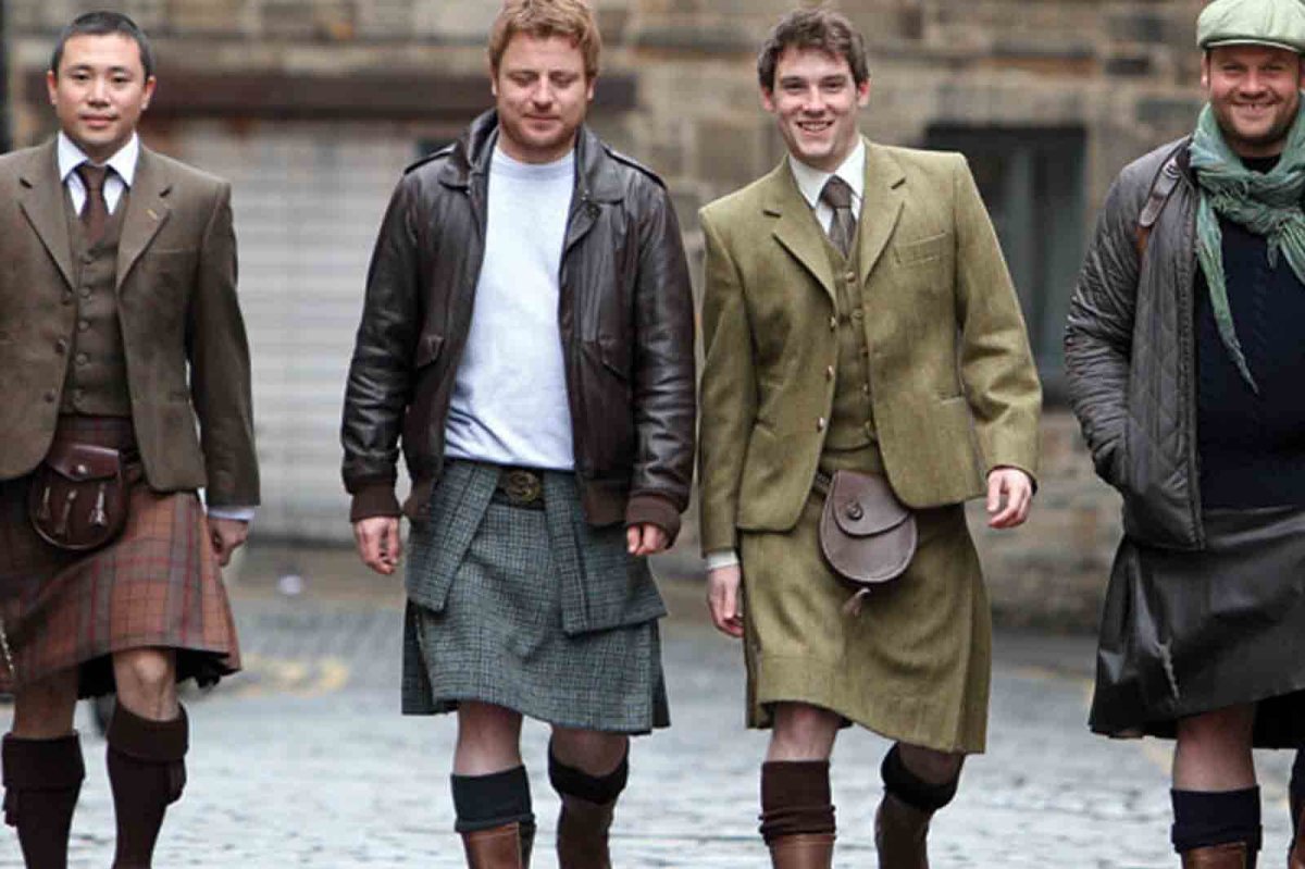 Мужской костюм в ирландском стиле