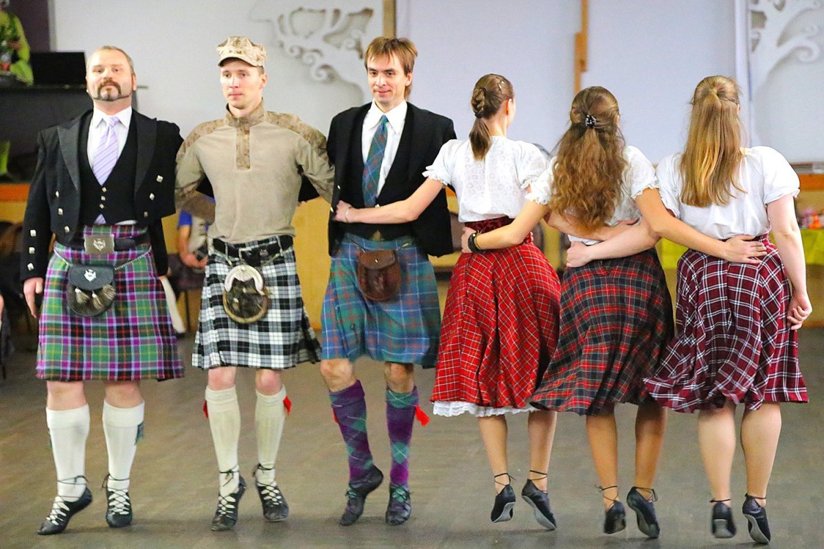 Тартан Шотландия килт