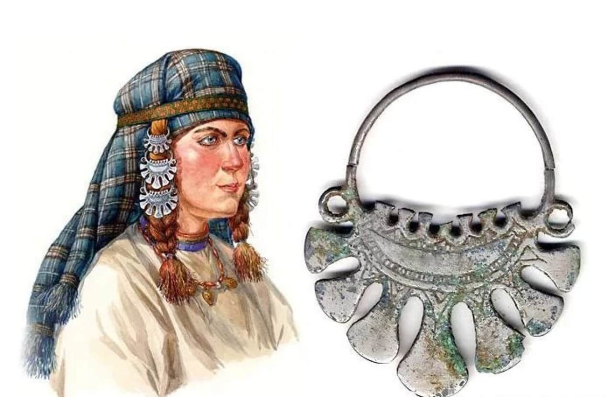 Височные кольца древней Руси