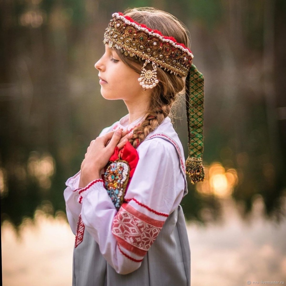 Очелье головной убор Славянский стиль