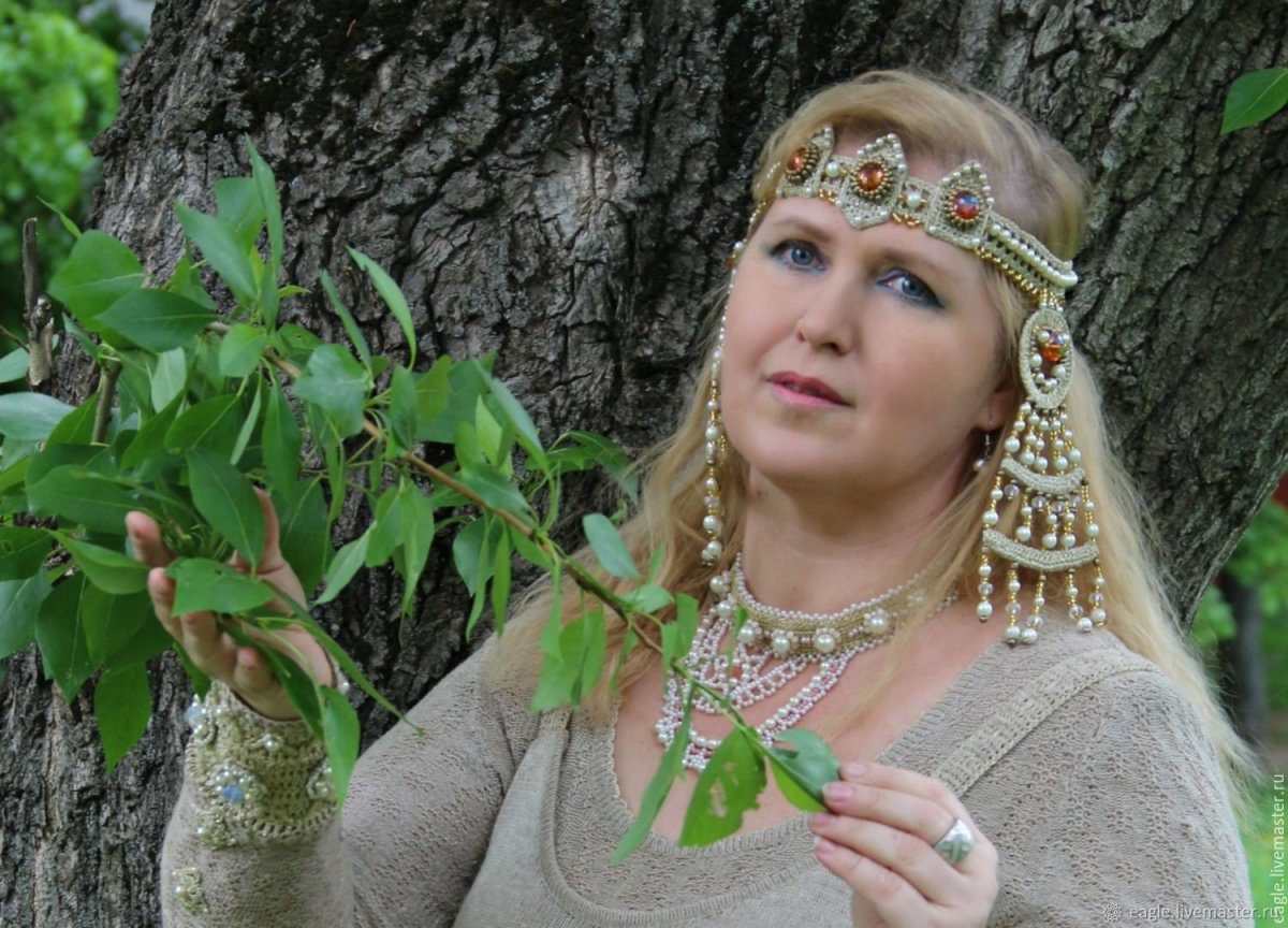 Древняя Русь Славянка очелье