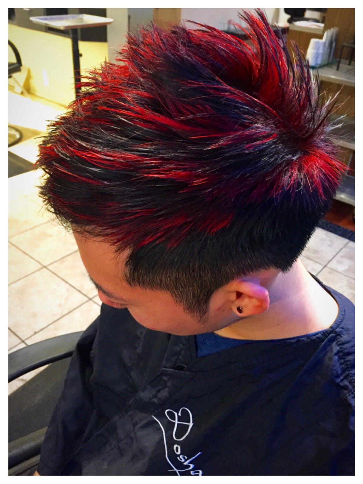 Мужские прически с красными волосами