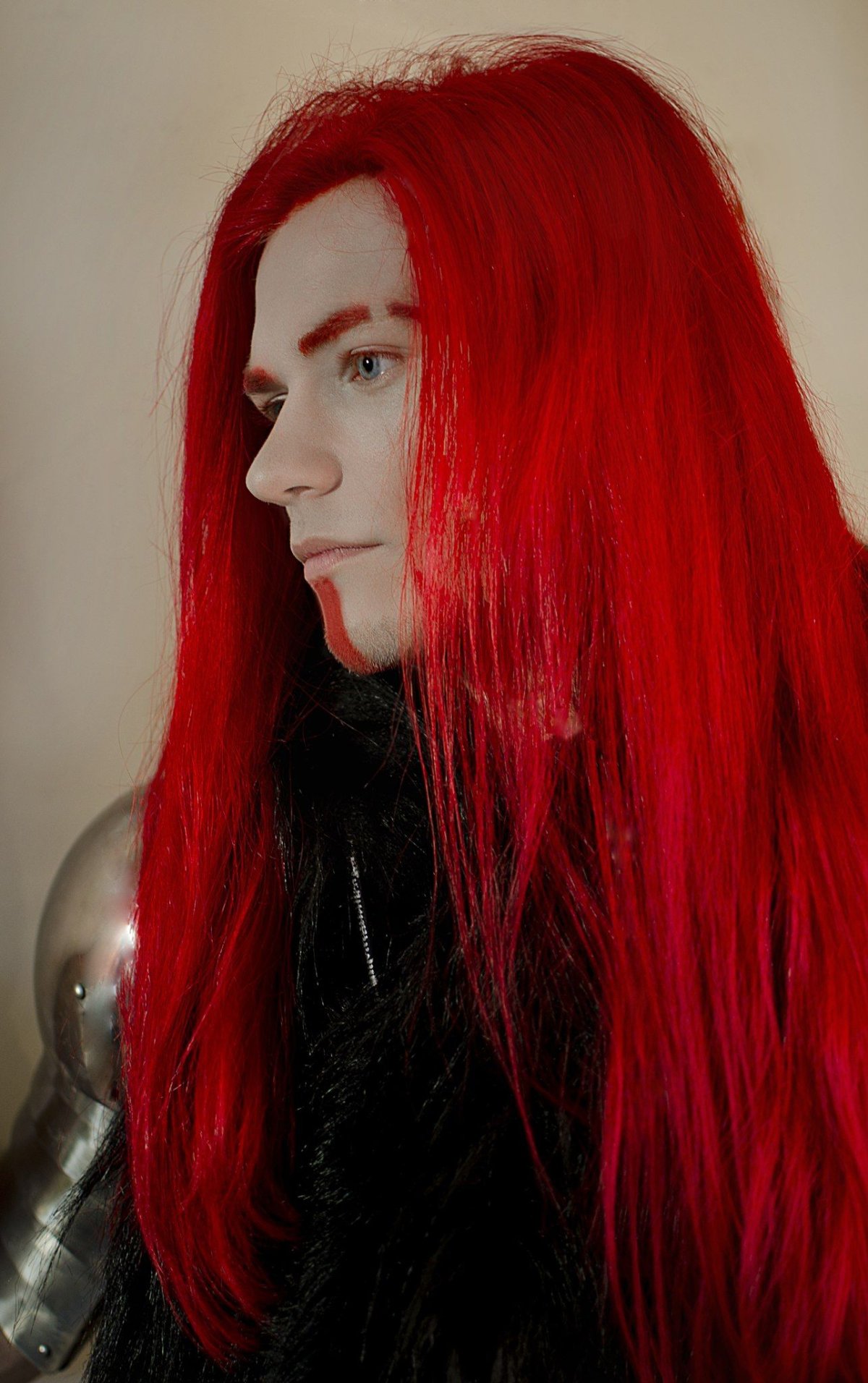 Длинные красные волосы у мужчин