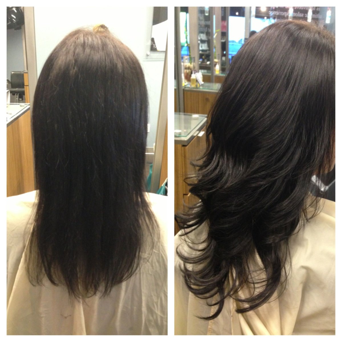 Стрижка Каскад на длинные волосы