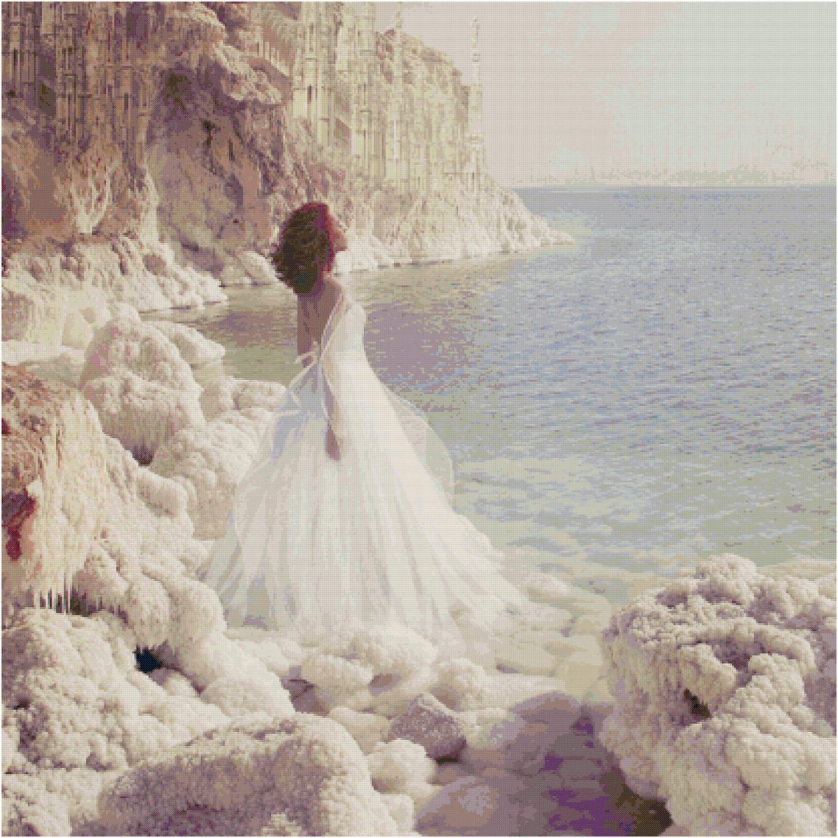 Свадебное платье с открытой спиной