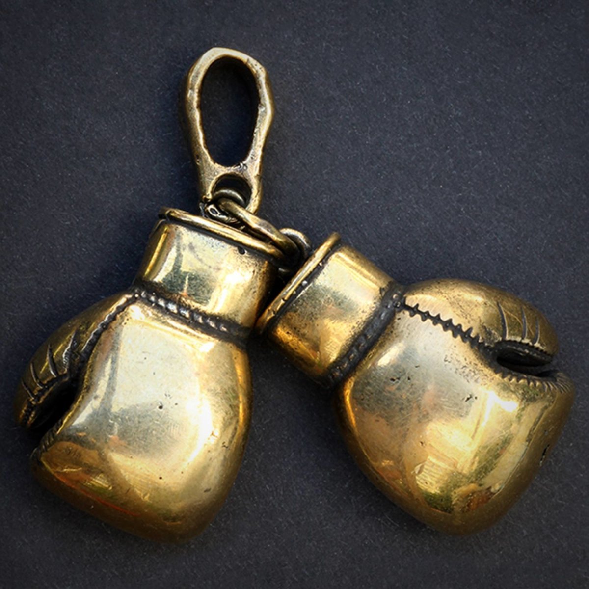 Кулон боксерские перчатки золото