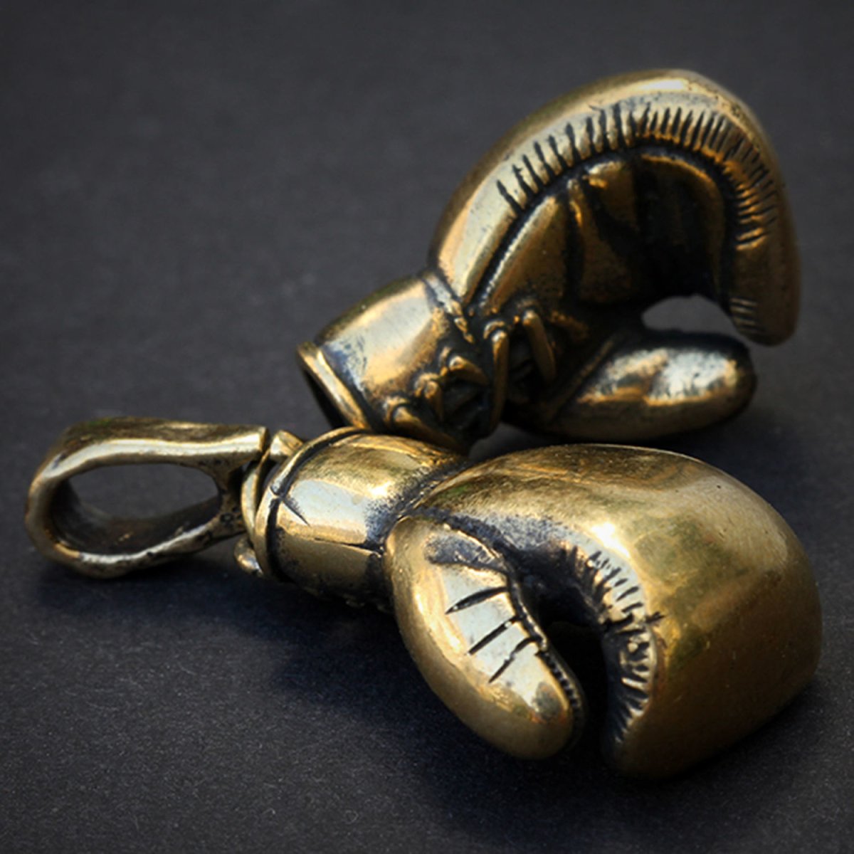 Брелок боксерские перчатки золото