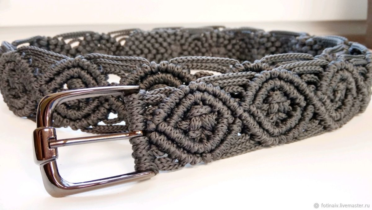 Макраме подвесной стол