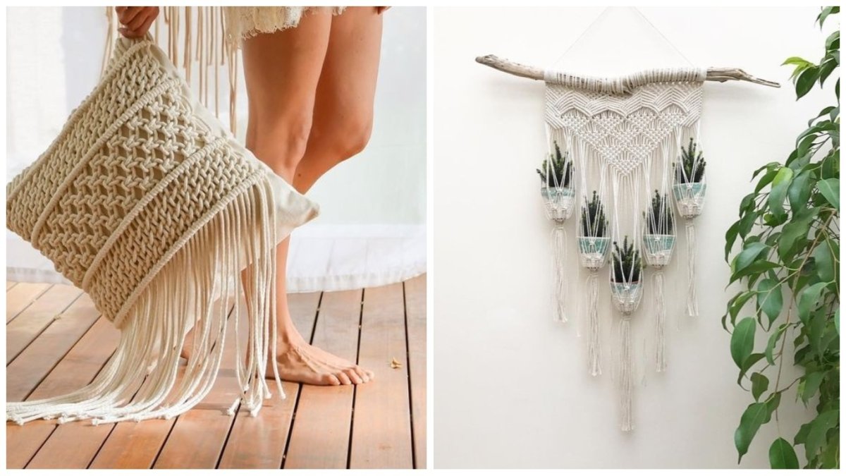 Панно макраме