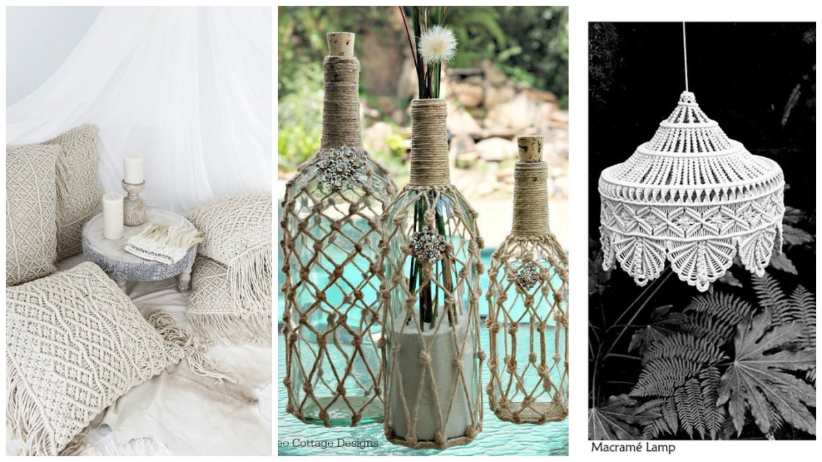 Украшения из макраме