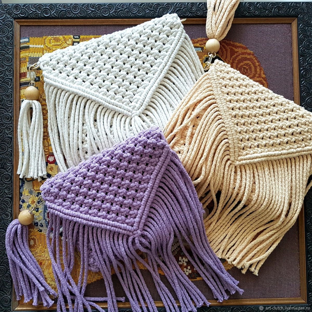 Украшения из макраме