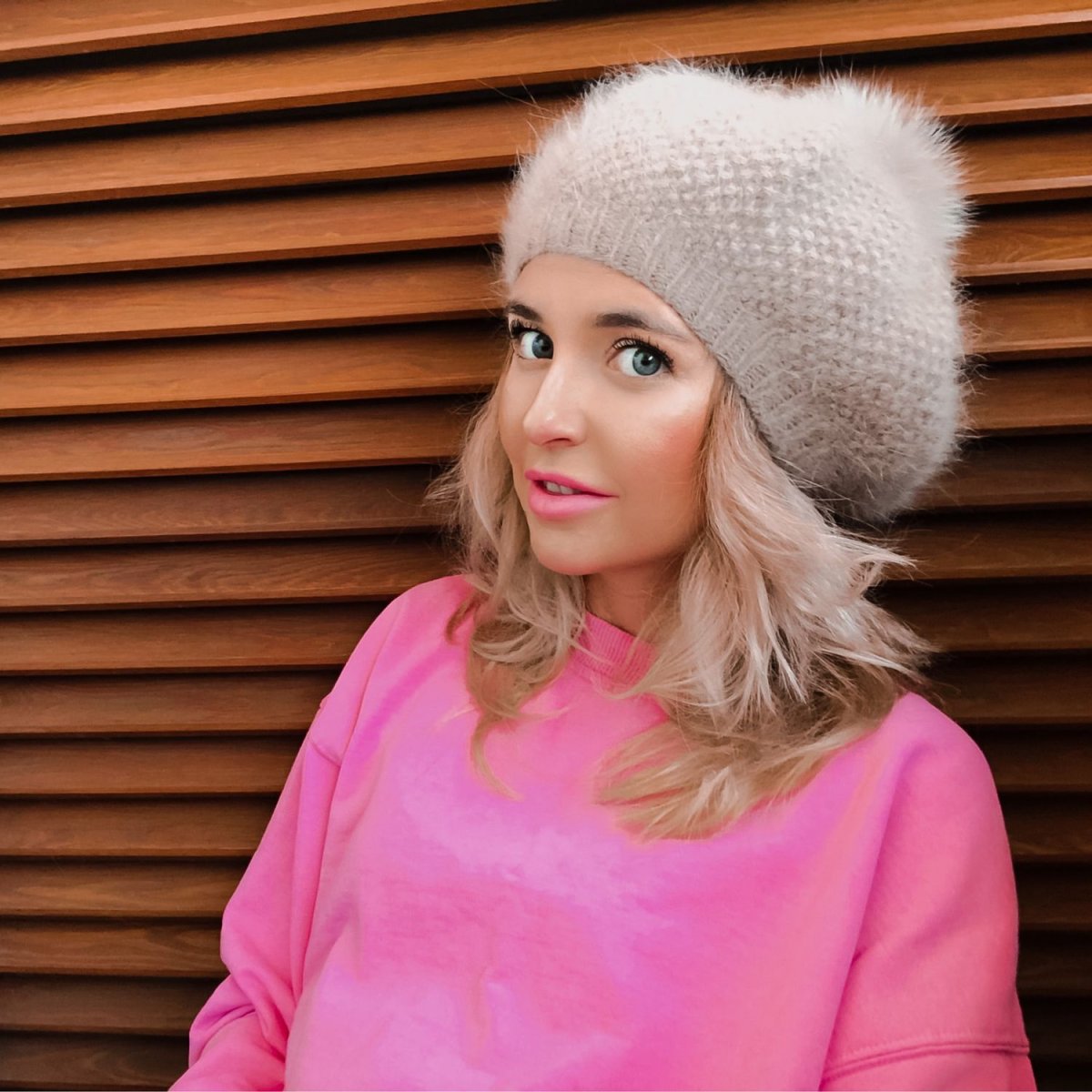 Шапка из ангорки для мальчика