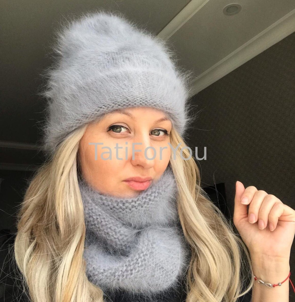 Шапка из ангоры Камиль арт10892472