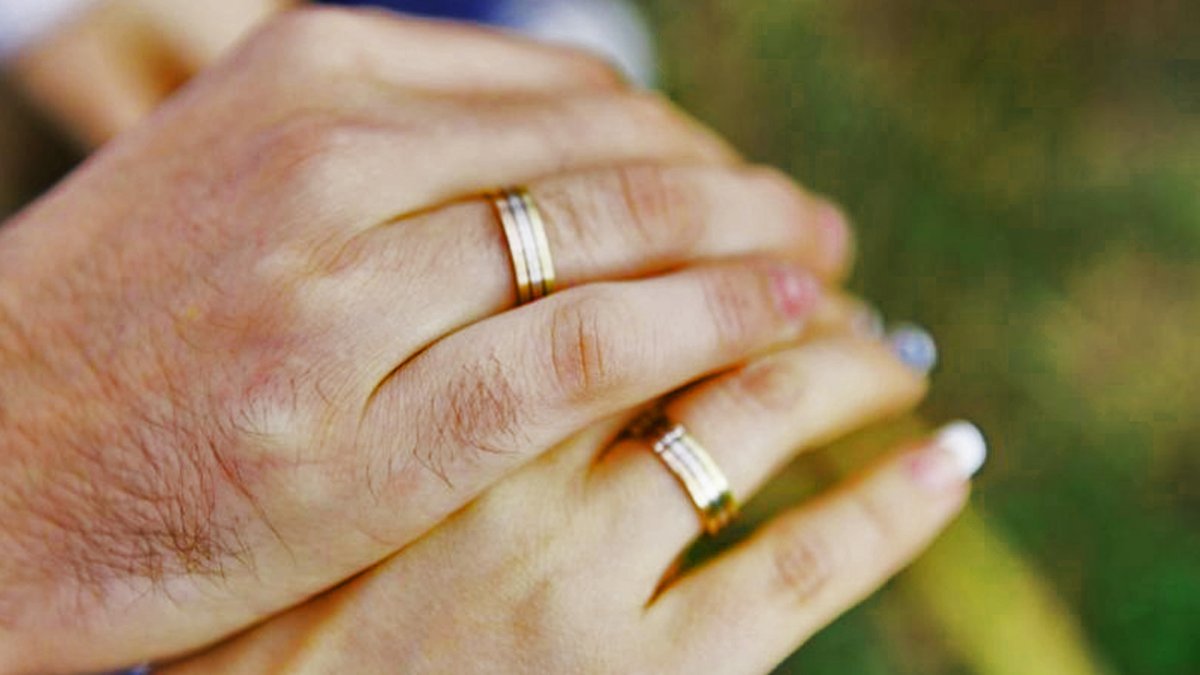 Обручальные кольца шайбы