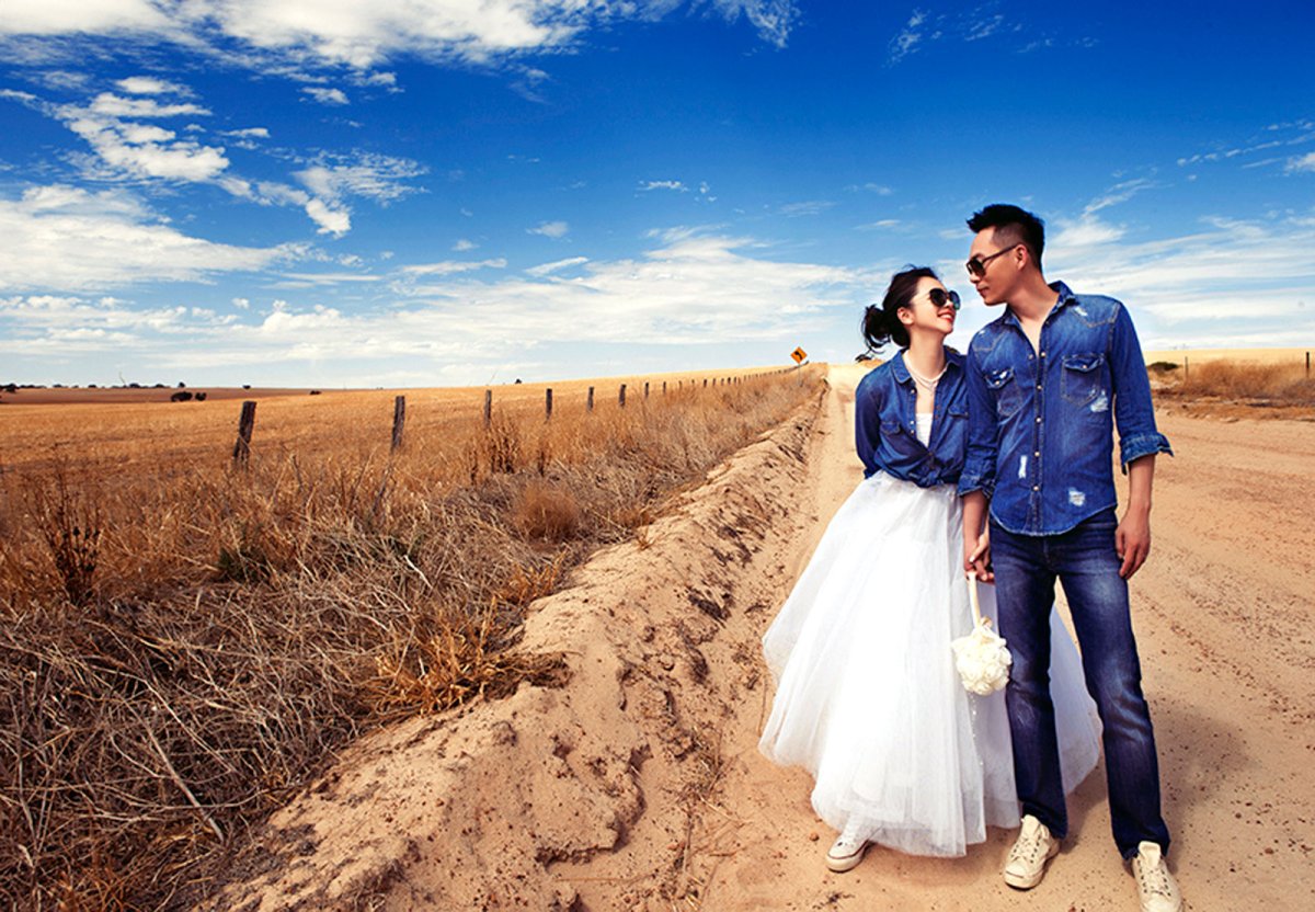 Свадебная фотосессия в стиле Кэжуал