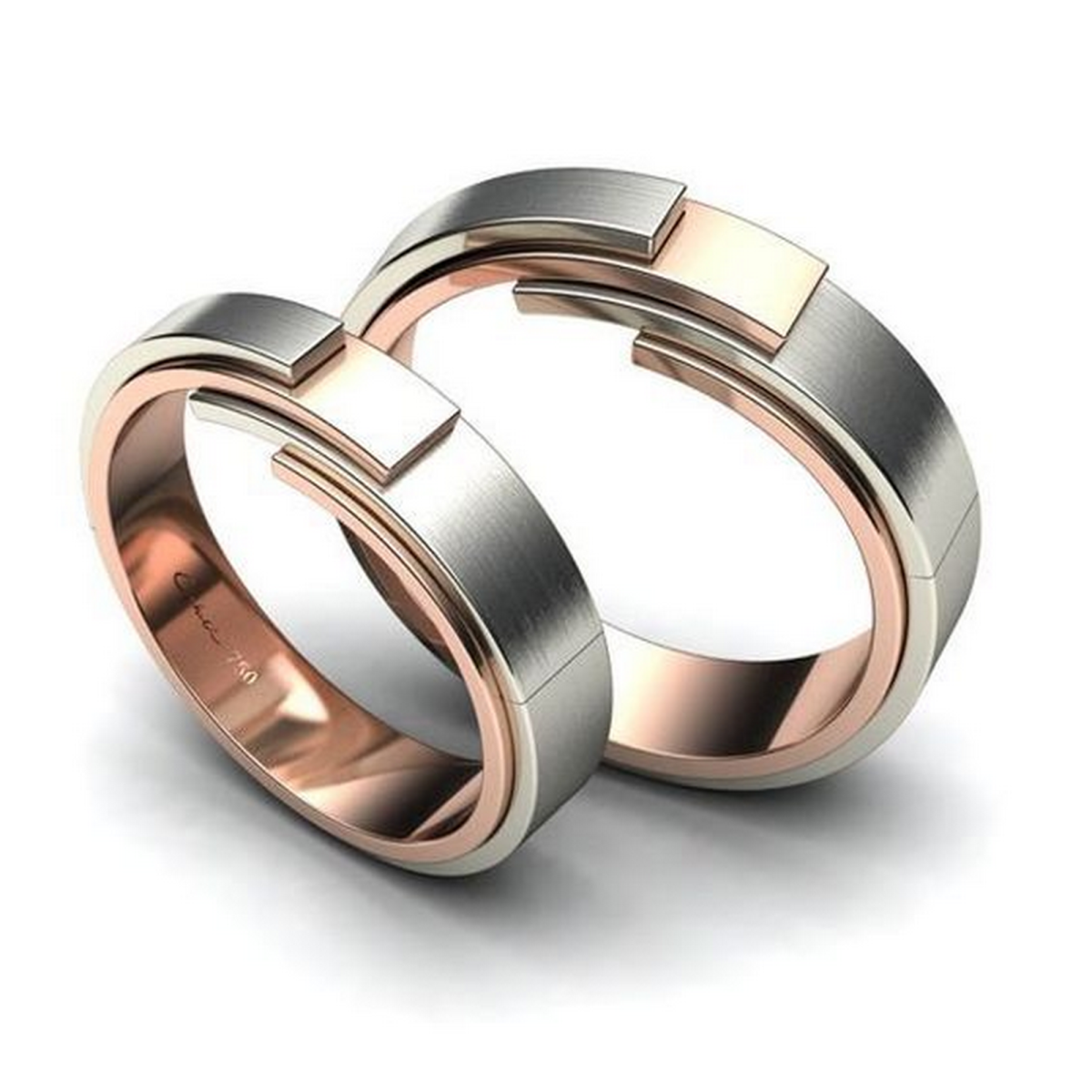 Современные обручальные кольца