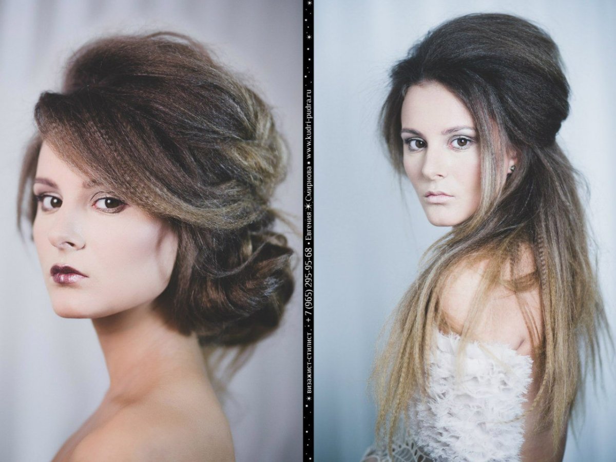 Челка в стиле 60х